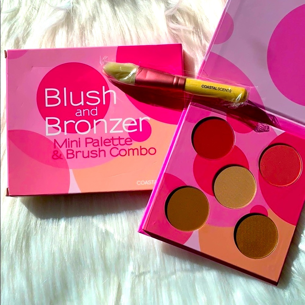 💓4 FOR $16💓 BLUSH & BRONZER Palette Brush Combo